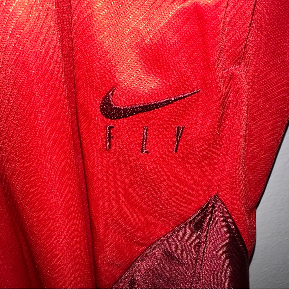 Women's Nike Loose Fit Dri- Fit FLY Basketball Red Shorts Sz XXL MSRP‎ $35 - Picture 3 of 7